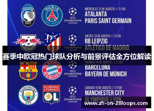 赛季中欧冠热门球队分析与前景评估全方位解读