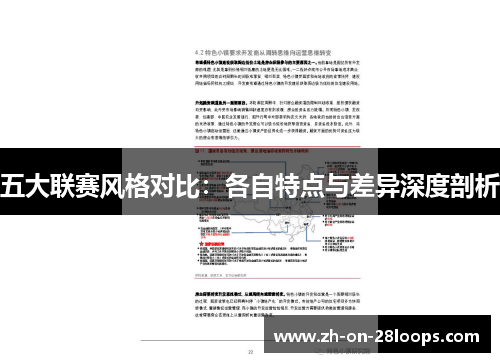 五大联赛风格对比：各自特点与差异深度剖析